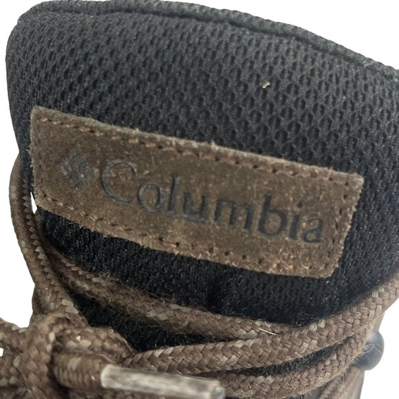 Columbia Waterproof Hiking Boots Size 8.5 Brown Womens Leather Lace-Up Outdoor - Picture 7 of 12